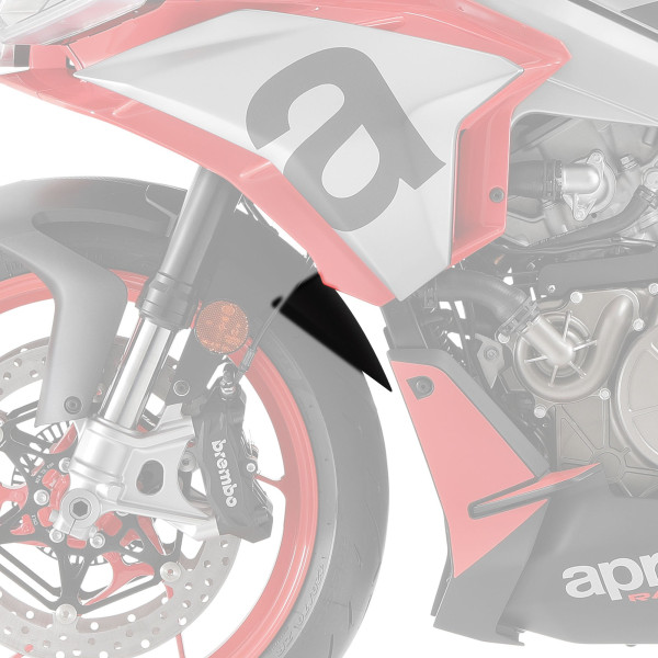 Pyramid Plastics Pyramid extenda fenda | matte black | aprilia rs 660 2021>current